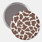 Aimant Imprimée de girafe, Giraffe Brown, Poster de anima (Recto/Verso)