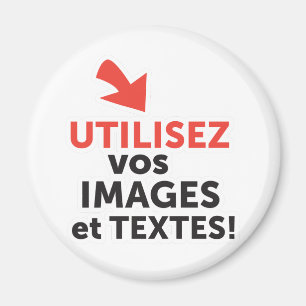 Aimant Imprimez vos designs en ligne DIY en Français