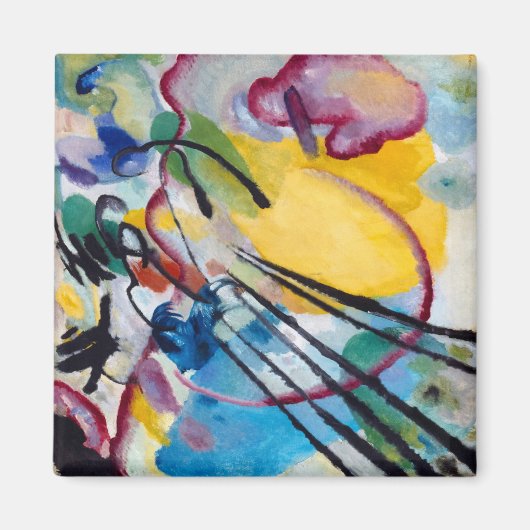 Aimant Improvisation 26, aviron par Wassily Kandinsky (Devant)