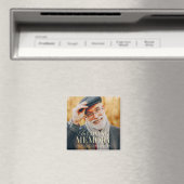 Aimant In Love Memory Modern Elegant Photo Memorial (In Situ (Lave-vaisselle))