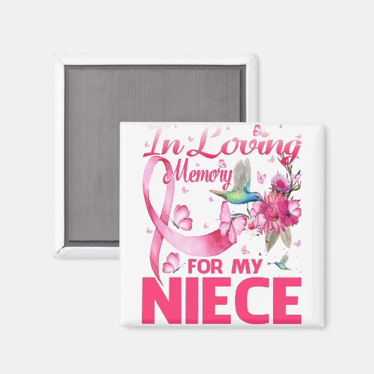 Aimant In Loving Memory For My Niece (Recto/Verso)