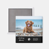 Aimant In Loving Memory Keepsake Pet Dog Memorial (Recto/Verso)