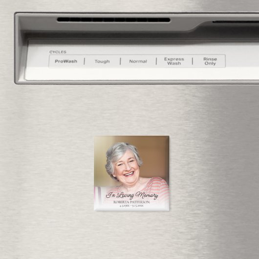 Aimant In Loving Memory Memorial Photo Funeral Keepsake (In Situ (Lave-vaisselle))