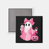 Aimant In October We Wear Nk Ghost Witch Breast Cancer Aw (Recto/Verso)