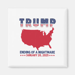 Aimant Inauguration 2025 Trump Élections Fin D'une Nuit E