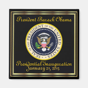 Aimant Inauguration de PRÉSIDENT OBAMA le 21 janvier 201