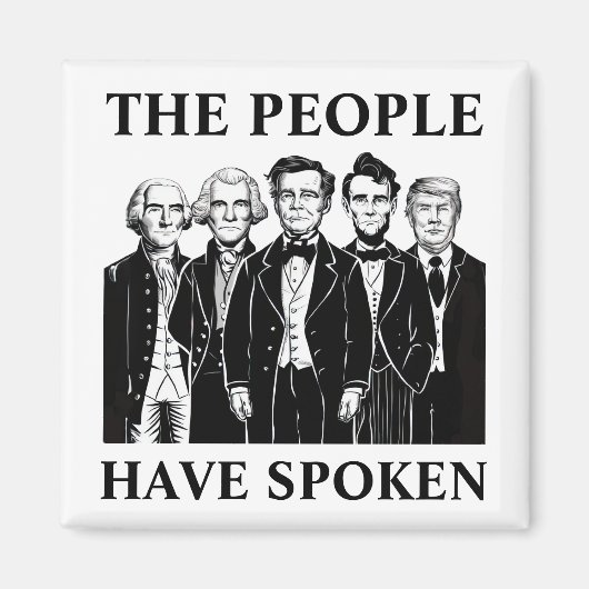 Aimant Inauguration du président (Devant)