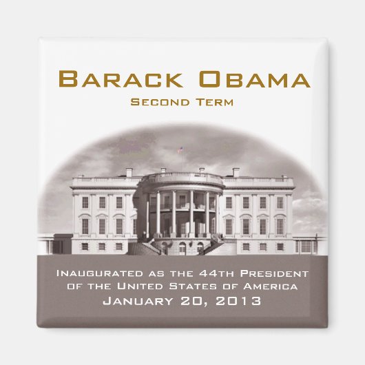 Aimant Inauguration présidentielle 2013 (Devant)