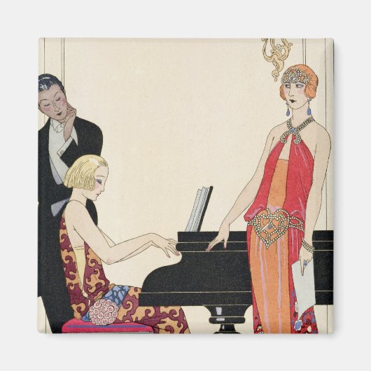 Aimant Incantation, illustration pour 'Gazette du Bon Ton (Devant)