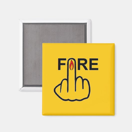 Aimant Incendie magnétique (Recto/Verso)