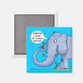 Aimant Incompréhension des éléphants et des pics (Recto/Verso)