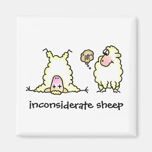 Aimant inconsidéré de moutons (Devant)