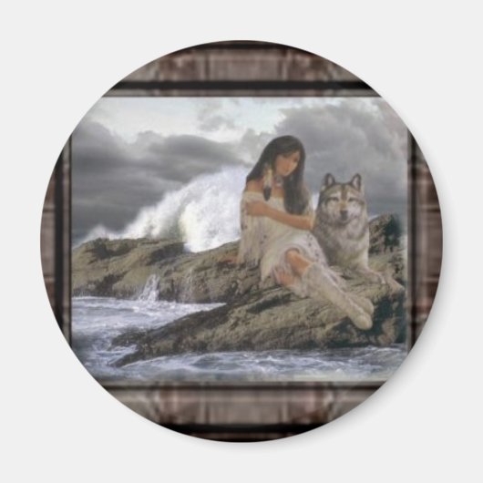 Aimant IndainMaiden_Wolf (Devant)