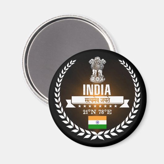 Aimant Inde (Recto/Verso)