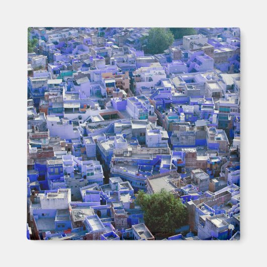 Aimant INDE, Rajasthan, Jodhpur : Ville bleue de Jodhpur (Devant)