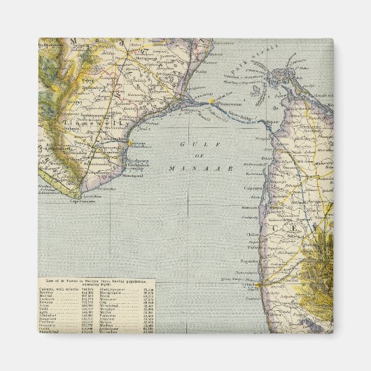 Aimant Inde, Sri Lanka (Devant)