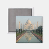 Aimant INDE, Uttar Pradesh, Agra : Taj Mahal, matin (Recto/Verso)
