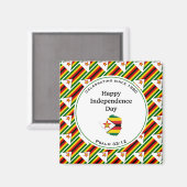 Aimant Indépendance du Zimbabwe (Recto/Verso)