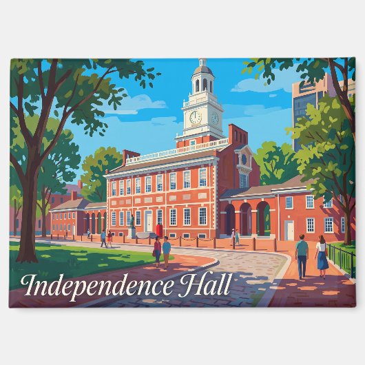 Aimant Independence Hall USA (Recto)