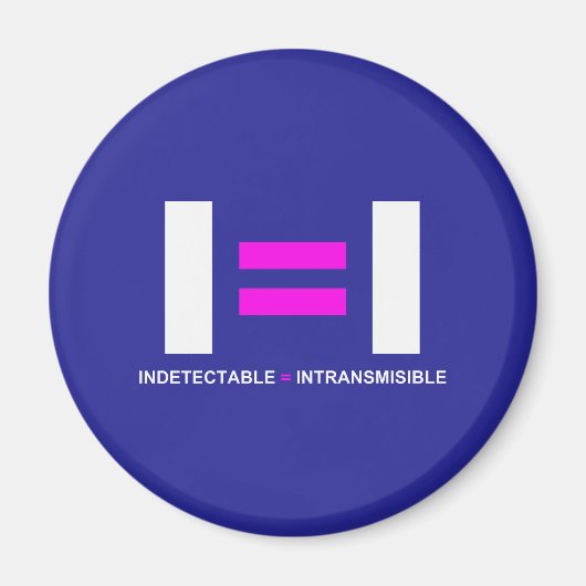 Aimant Indétectable es igual a Intransmisible VIH (Devant)