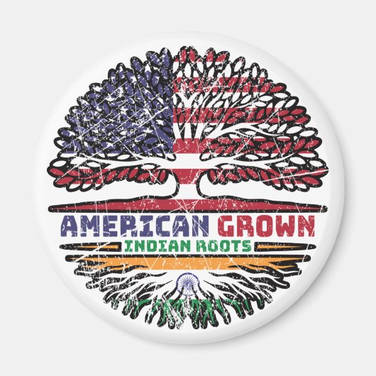 Aimant Indian India US American États-Unis Tree (Devant)