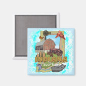 Aimant Indiana (Recto/Verso)