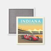 Aimant Indiana vintage (Recto/Verso)