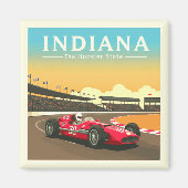 Aimant Indiana vintage (Devant)