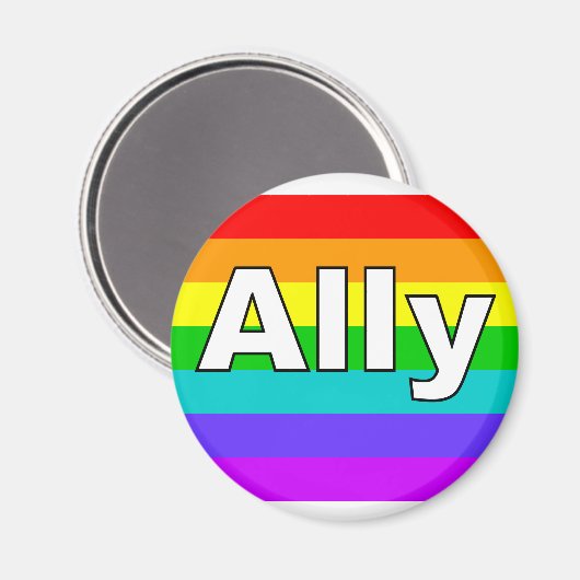 Aimant Indicateur Ally Pride (Recto/Verso)