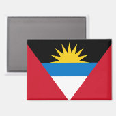 aimant indicateur antigua et barbuda (Recto/Verso)