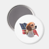 Aimant Indicateur beagle (Recto/Verso)