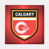 Aimant Indicateur Calgary (Devant)