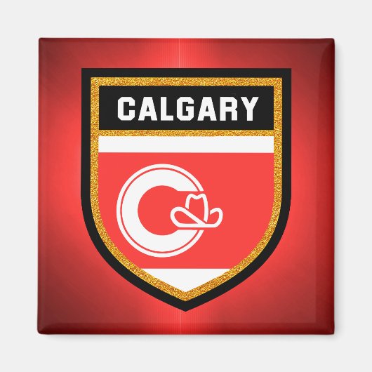 Aimant Indicateur Calgary (Devant)
