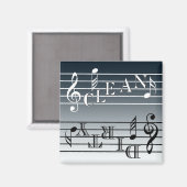 Aimant Indicateur de lave-vaisselle de musique (Recto/Verso)