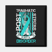 Aimant Indicateur De Stress Traumatique turquoise Post-Ru (Devant)