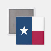 Aimant Indicateur d'état du Texas (Recto/Verso)
