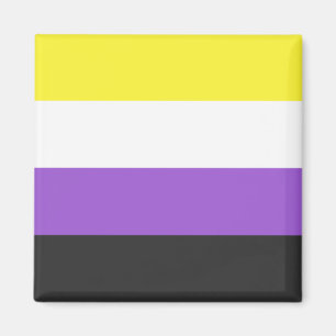Aimant Indicateur Enby (Pride non binaire)