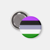 Aimant Indicateur Falln Genderqueer Pride (Recto/Verso)