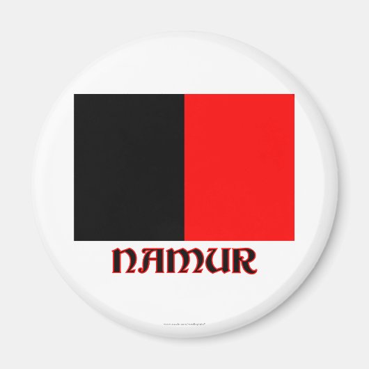 Aimant Indicateur Namur avec nom (Devant)