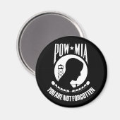 Aimant Indicateur POW*MIA (Recto/Verso)