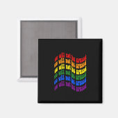 Aimant Indicateur Rainbow Pride Nous Ne Serons Pas Effacé (Recto/Verso)