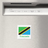 Aimant Indicateur Tanzanie avec nom (In Situ (Lave-vaisselle))