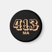 Aimant Indicatif régional 413 (Devant)