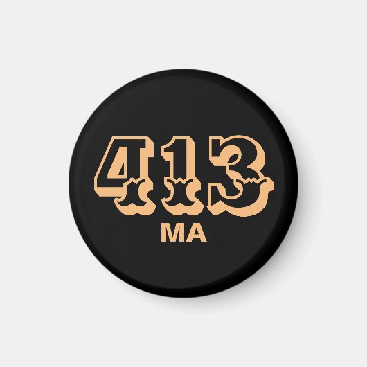 Aimant Indicatif régional 413 (Devant)