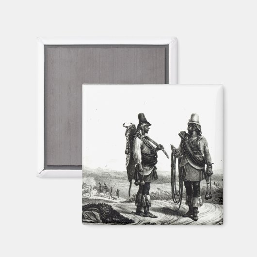 Aimant Indiens Charrua (Recto/Verso)