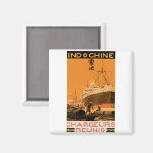 Aimant Indochine Chargeurs Reunis (Recto/Verso)