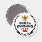 Aimant Indonésie (Recto/Verso)