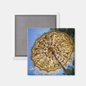 Aimant Indonésie, Bali | Temple Parapluie (Recto/Verso)