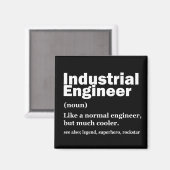 Aimant Industrial Engineering Funny Engineer (Recto/Verso)
