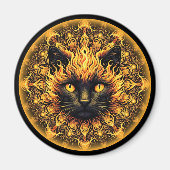 Aimant Inferno Kitty Mandala (Devant)